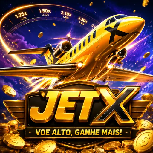 Jato do JetX em rota de subida com histórico de rodadas ao lado