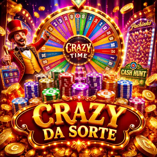 Apresentador do game show Crazy Time ao vivo girando a roda de prêmios